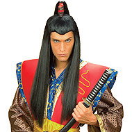 Widmann Samurai wig with ponytail - Wig