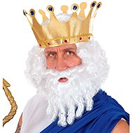 Widmann White wig and beard Zeus - Wig