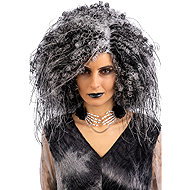 Carnival Toys Black and white rich witch wig - Wig