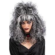 Carnival Toys Rich Witch Wig Black and White - Wig