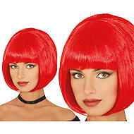 Fiestas Guirca Short mikado wig with bangs red - Wig
