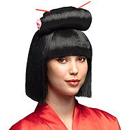 Boland Geisha Maiko wig with woodblocks - Wig