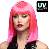 Boland Neon Pink Wig Dance - Wig