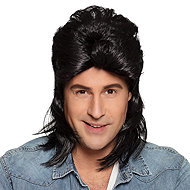 Boland Men's wig black retro - Wig