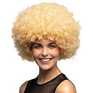 Boland Wig afro blond XL - Wig