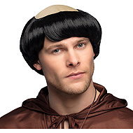 Boland Monk wig with bald black - Wig