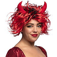 Boland Devil wig with horns - Wig