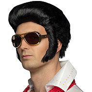 Boland Men's black wig rock´n roll deluxe - Wig