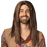 Boland Men's hippie brown wig - Wig
