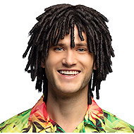 Boland Black men's wig with dreadlocks - Wig