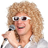 Boland Blond wig singer with glasses - Wig
