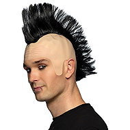 Boland Wig punk clear black - Wig