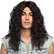 Boland Men's wig black long - Wig