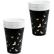 PARTYDECO Paper cups, Halloween bats, 12 pcs, 220 ml - Drinking Cup