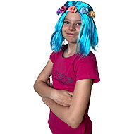 EPEE Lollipopz Paruka, modrá - Paruka