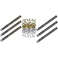PARTYDECO Confetti set 60 cm gold metallic silver, New Year's Eve, 6 pcs - Confetti