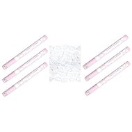 PARTYDECO Confetti set 60 cm 6pcs white petals, wedding / valentine - Confetti