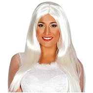 GUIRCA Long straight hair, white - Wig