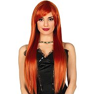 GUIRCA Ladies brown wig with bangs - Wig