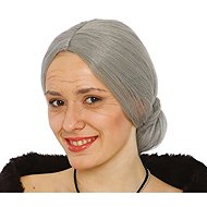GUIRCA Grey wig with chignon for grandmother - Wig