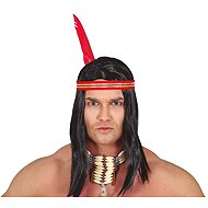 GUIRCA Men's Indian wig with headband - Wig