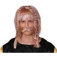 GUIRCA Blond wig with viking moustache - Wig