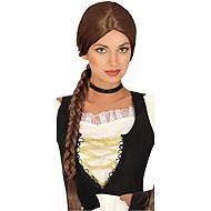 GUIRCA Wig with long braid brown - Wig