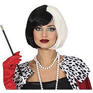 GUIRCA White and black mikado wig Cruella de Vil - Wig