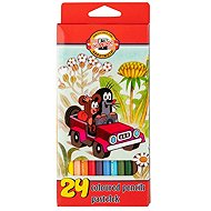 Koh-i-noor Mole School Crayon Set, 24 pcs - Coloured Pencils