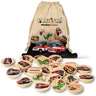 IMPAR Wooden memory game - Firefighters - Memory Game