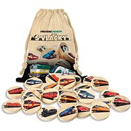 IMPAR Wooden memory game - Trains - Memory Game
