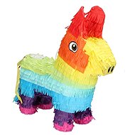 Godan Piñata donkey coloured, breakable, 35 × 39 cm - Pinata
