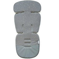 Pinkie extended pad Shine Gold Grey - Stroller liner