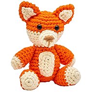 Plaid Bucilla Crochet set Amigurumi, Tommy the fox - Creative Kit
