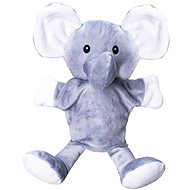 Mikro Trading Grey elephant 25 cm - Hand Puppet
