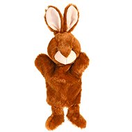 Mikro Trading Brown bunny 25 cm - Hand Puppet