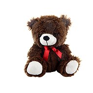 Lamps Dark Bear 25 cm with a bow - Soft Toy