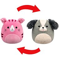 Squishmallows 2in1 Shih-tzu Malu and Scottish cat Geraldine - Soft Toy