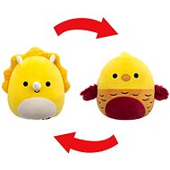 Squishmallows 2in1 Triceratops Lancaster and Golden Pheasant Beck - Soft Toy