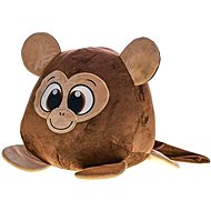 Mikrotrading Plush monkey round 30 cm - Soft Toy