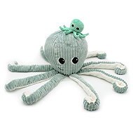 Les Déglingos Plush octopus, mother and baby, mint - Soft Toy