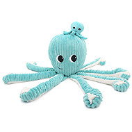 Les Déglingos Plush octopus, mother and baby, blue - Soft Toy