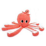 Les Déglingos Plush octopus, mother and baby, coral - Soft Toy