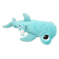 Les Déglingos Plush hammerhead, mother and baby, blue - Soft Toy