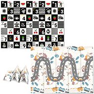Nukido Foldable foam mat 200 × 150 × 1 cm dough-numbers - Play Mat