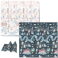 Nukido Foldable foam mat 200 × 180 × 1 cm path - Play Mat