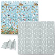 Nukido Foldable foam mat 200 × 180 × 1 cm ocean - Play Mat