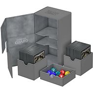 Ultimate Guard - Twin Flip 'n' Tray box 200+ (Grey) - Card Storage Box