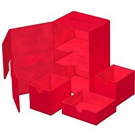 Ultimate Guard Twin Flip`n`Tray 160+ XenoSkin Monocolour Red - Card Storage Box