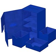 Ultimate Guard Twin Flip`n`Tray 160+ XenoSkin Monocolour Blue - Card Storage Box